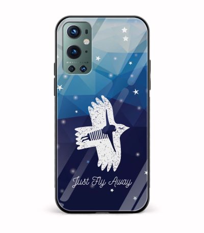 Feminine - Just Fly Away Printed Glass Back Phone Case